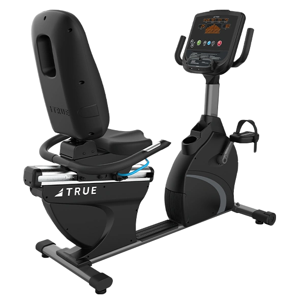 Горизонтальный велотренажер TRUE RC900 с консолью Emerge