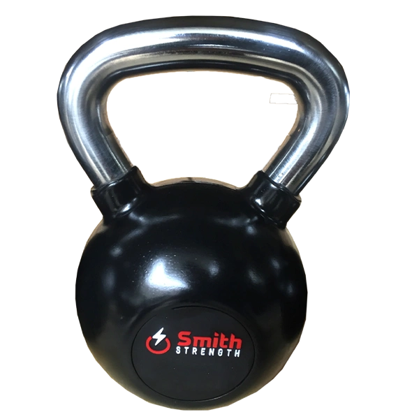 Стальная обрезиненная гиря Smith DB087-14 со стальной рукояткой, Размер: 14кг