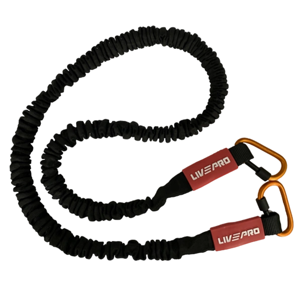 Эспандер эластичный с карабином Livepro LP8401-H
