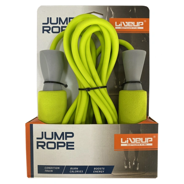 Скакалка LiveUp LS3118F с мягкими ручками