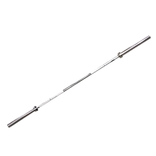 Олимпийский гриф Smith BC103-453 прямой хромированный, нагрузка до 453кг,в комплекте с одной парой пружинных замков