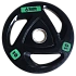 Диск для штанги Smith WP085-10 c 3-м хватом, обрезиненный, 10кг