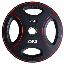 Диск для штанги Smith PUWP12-25 полиуретановый, 25кг