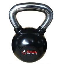 Стальная обрезиненная гиря Smith DB087-32 со стальной рукояткой, Размер: 32кг