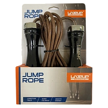 Кожаная скакалка LiveUp LS3121