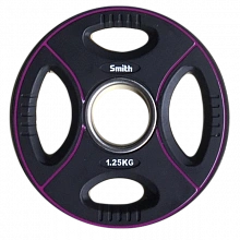 Диск для штанги Smith PUWP12-1,25 полиуретановый, 1,25кг