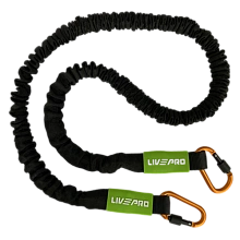 Эспандер эластичный с карабином Livepro LP8401-M