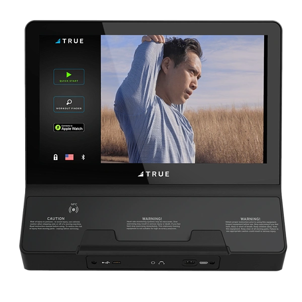 Вертикальный велотренажер TRUE UC900 с консолью Envision 16