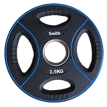 Диск для штанги Smith PUWP12-2,5 полиуретановый, 2,5кг