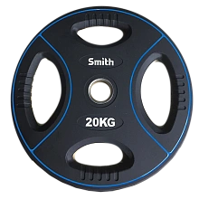 Диск для штанги Smith PUWP12-20 полиуретановый, 20кг