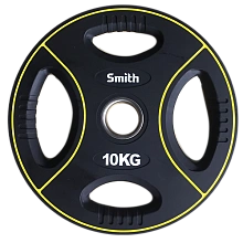 Диск для штанги Smith PUWP12-10 полиуретановый, 10кг