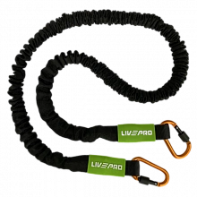 Эспандер эластичный с карабином Livepro LP8401-M